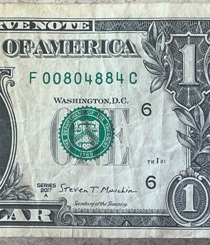 2017A Trinary $1 Note F00804884C