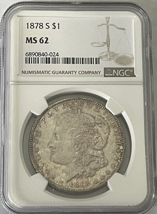 1878 S Morgan MS62