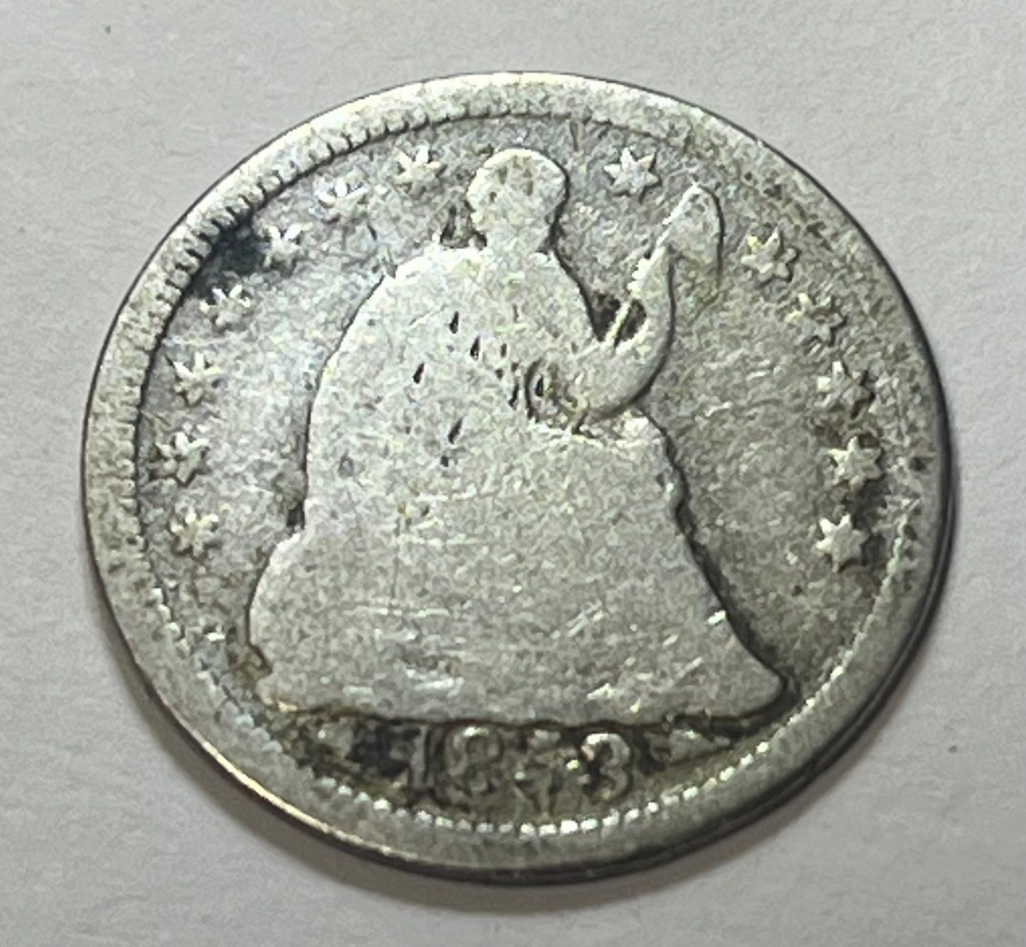 1853 Half Dime w/ Arrows