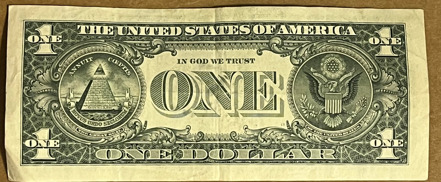 2017A US $1 Trinary Note D702007720A