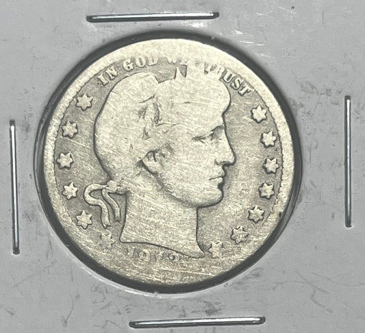 1913 D Barber Quarter