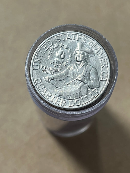 Full Roll Bicentennial Quarters - Unsearched