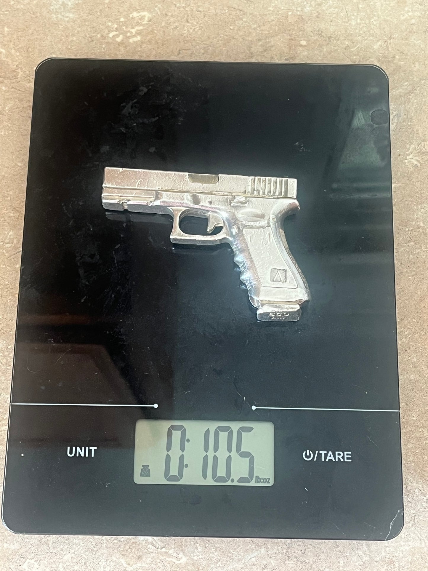 10+oz Silver Gun (Not real)