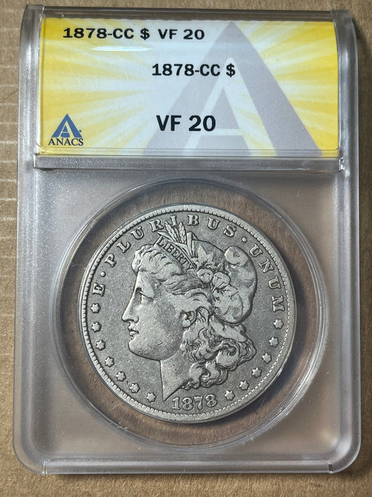 1878 CC Morgan VF20