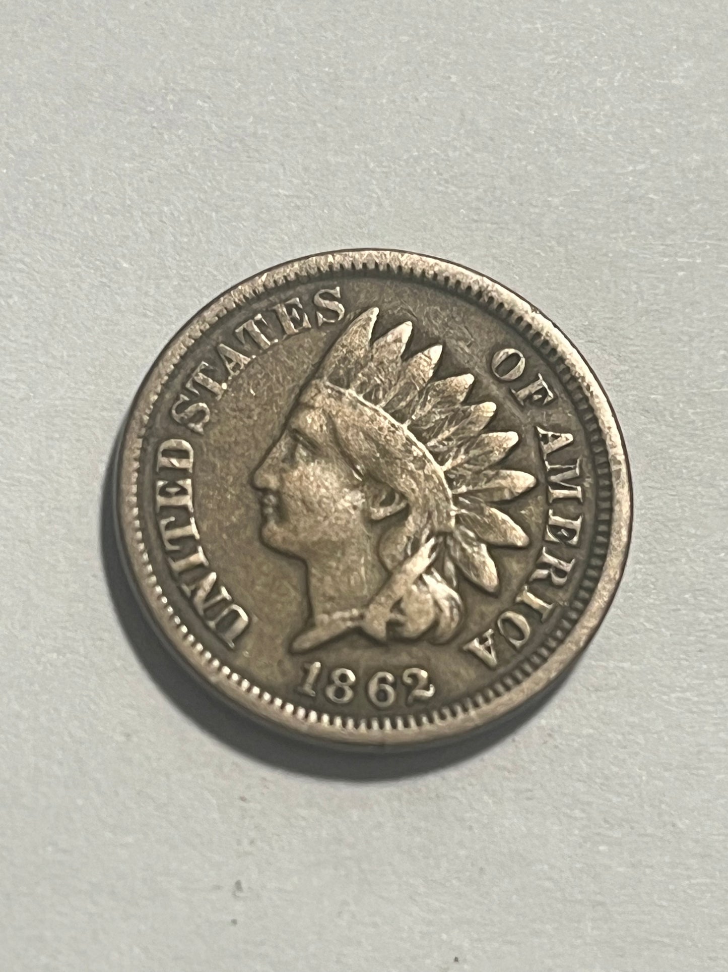 1862 Indian Head Cent