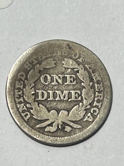 1856 Seated Liberty Dime