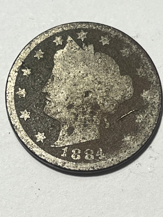 1884 Liberty V Nickel