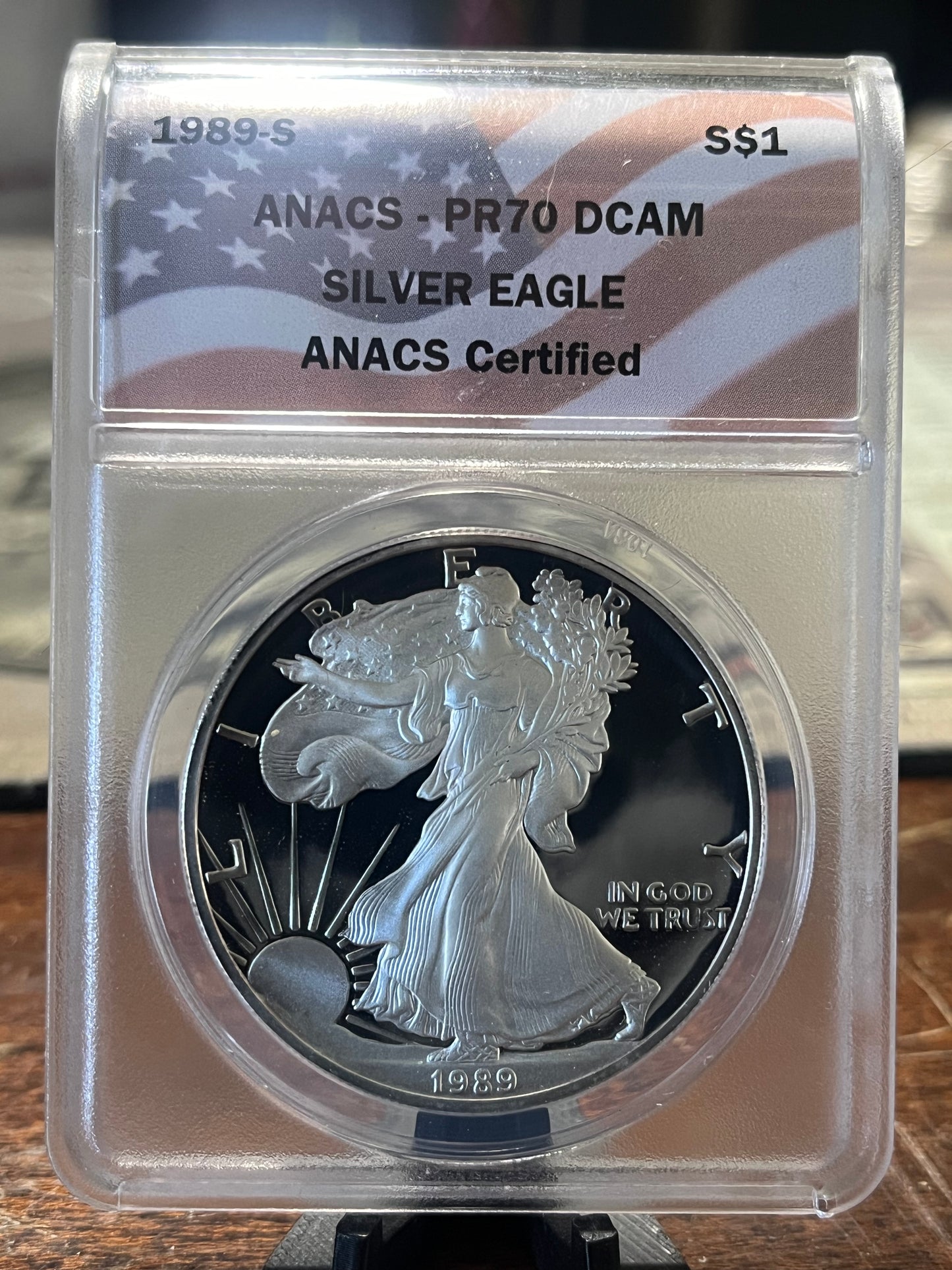 1989 S PR70 DCAM SILVER EAGLE