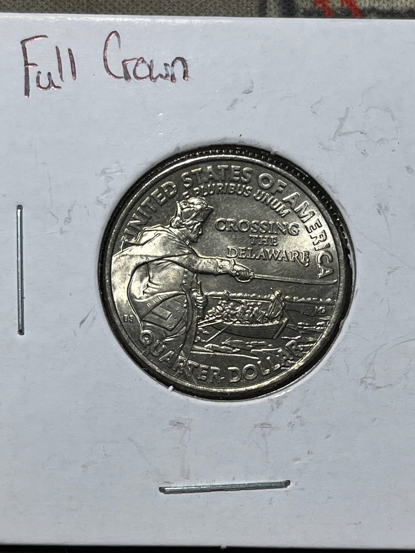 2021 P Crossing The Delaware FULL CROWN ERROR