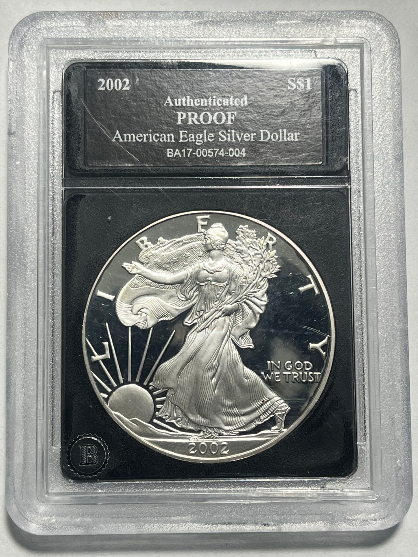 2002 W Proof American Silver Eagle