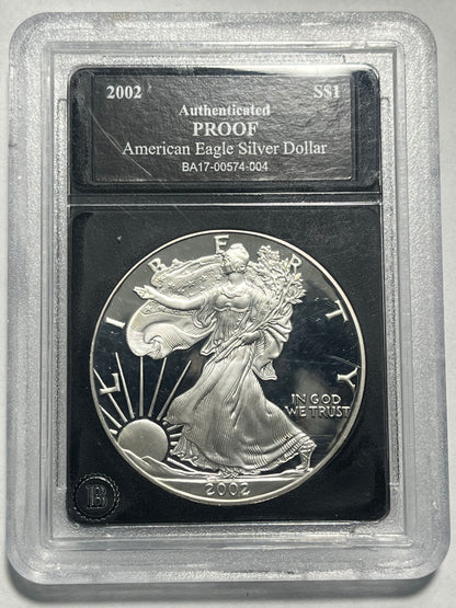 2002 W Proof American Silver Eagle