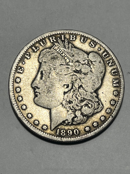 1890 O Morgan Silver Dollar