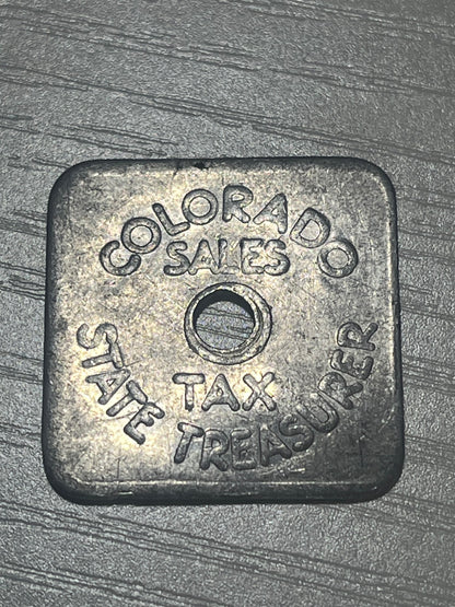 Colorado Sales Tax Token - One Fifth Cent - Series A35