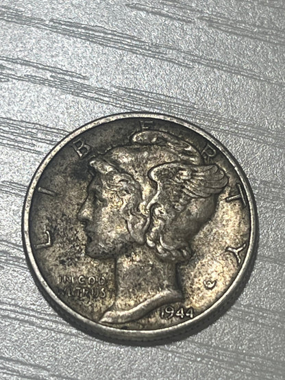 1944 Mercury Dime