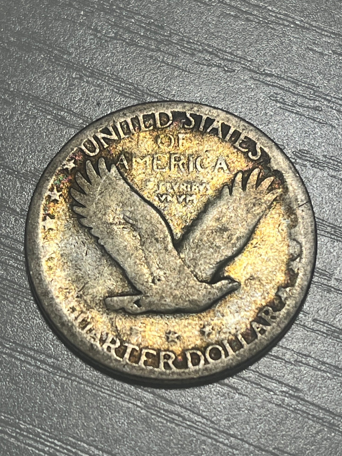 Toned 1926 S Standing Liberty Quarter!!