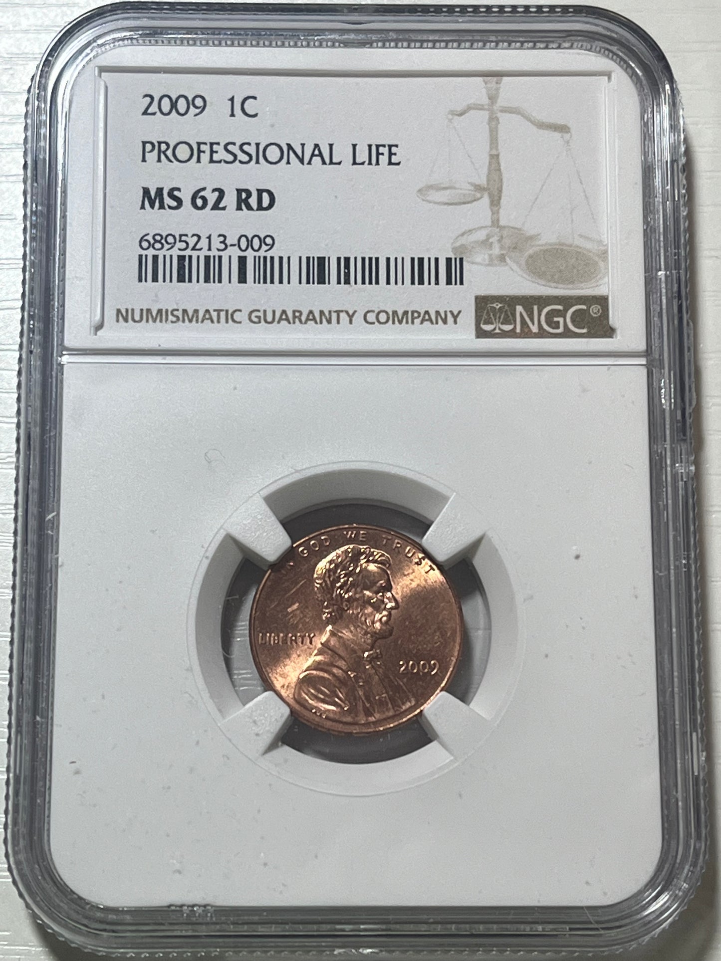 2009 Lincoln Bicentennial - Professional Life MS62 RD