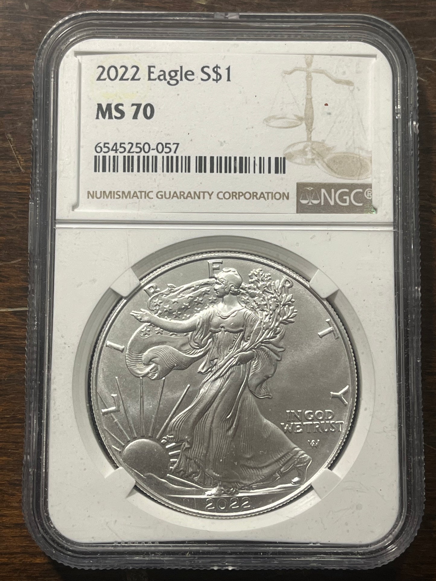 2022 Silver Eagle NGC MS70