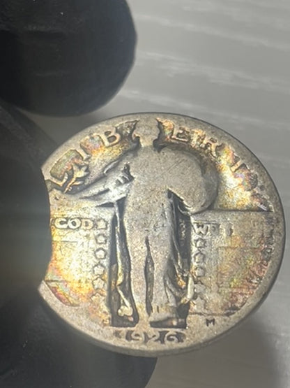 Toned 1926 S Standing Liberty Quarter!!